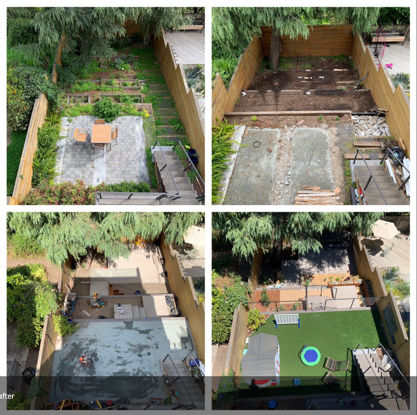 Outdoor remodel project